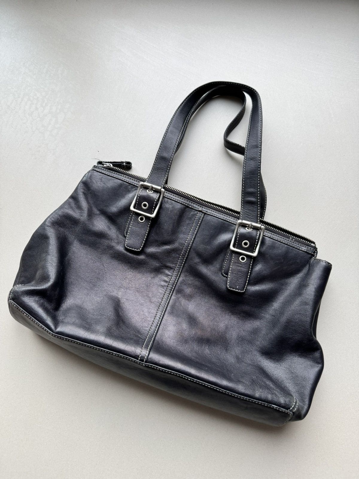 Coach Black Leather Bag Archive