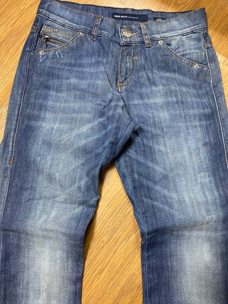 Japanese Brand Crazy Crash Dirty Baggy Faded Jean Japan Avant Garde Style Size US 26 / EU 42 - 5 Thumbnail