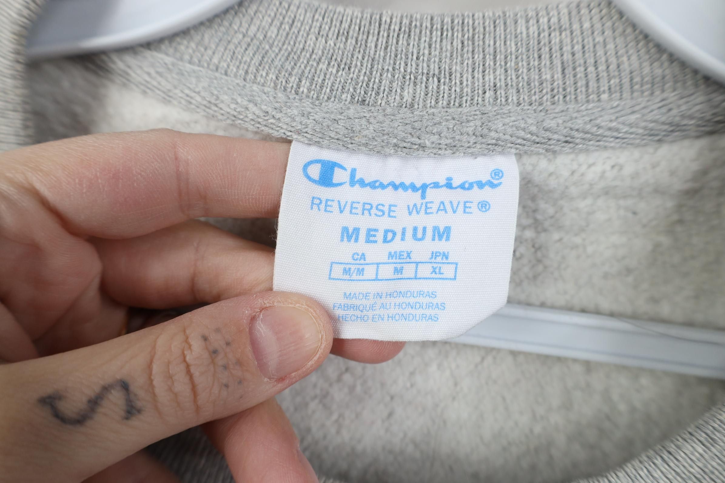 Champion Y2K Champion Reverse Weave Spell Felt Patch Heavy Sweatshirt Size M / US 6-8 / IT 42-44 - 9 Thumbnail