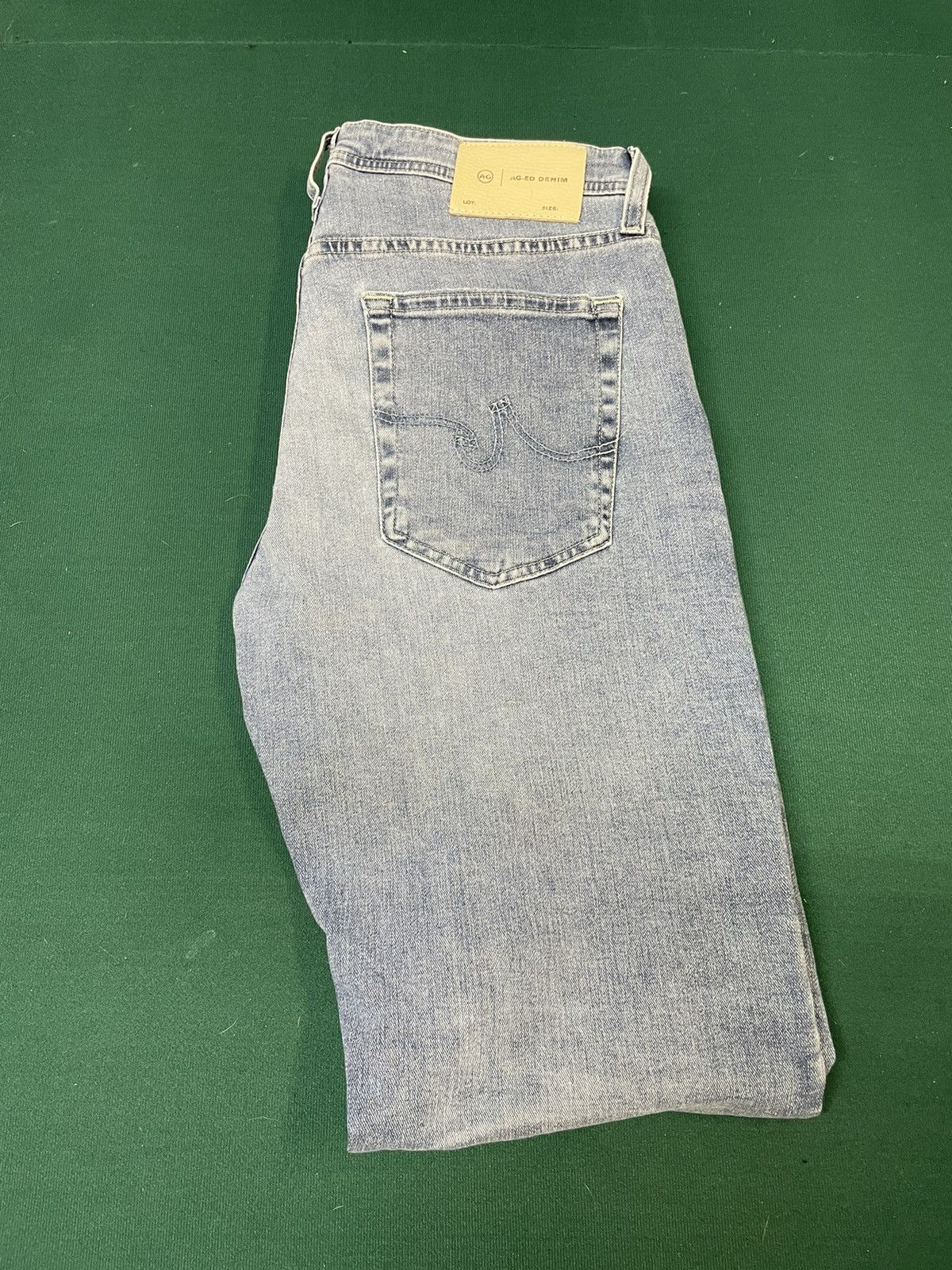 AG Adriano Goldschmied AG Jeans Tellis Modern Slim AG-Ed Denim Light Wash 33x32 Size US 33 - 1 Thumbnail