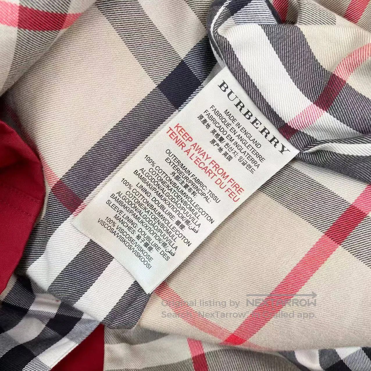 Burberry Burberry Size 14Y Mid-length red trench coat| Size XS / US 0-2 / IT 36-38 - 4 Thumbnail
