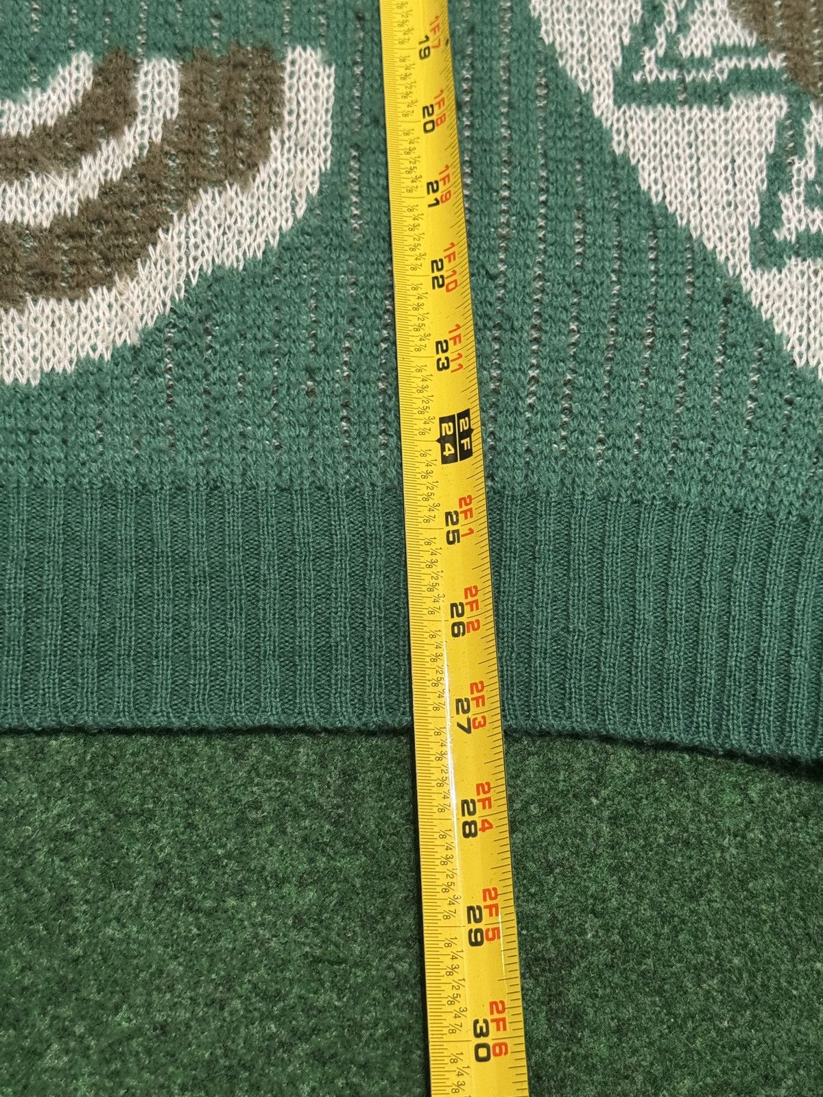 Vintage Vintage 80s Uno Florence Wool Geometric Grandpa Lrg Sweater Size US L / EU 52-54 / 3 - 6 Thumbnail