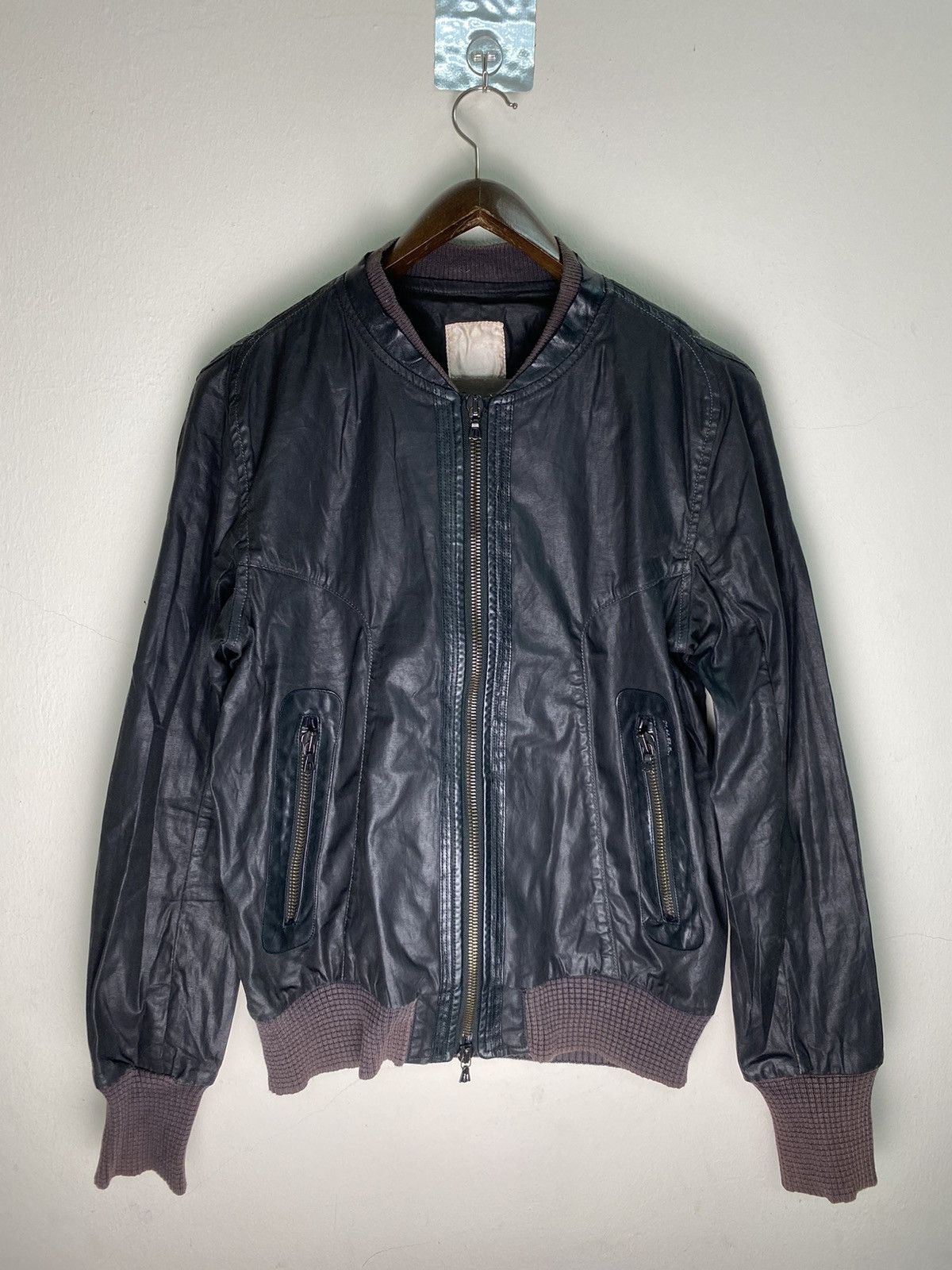 Diesel Vtg Diesel Cow Leather Brave Jacket Made In Tunisia Size US M / EU 48-50 / 2 - 1 Thumbnail