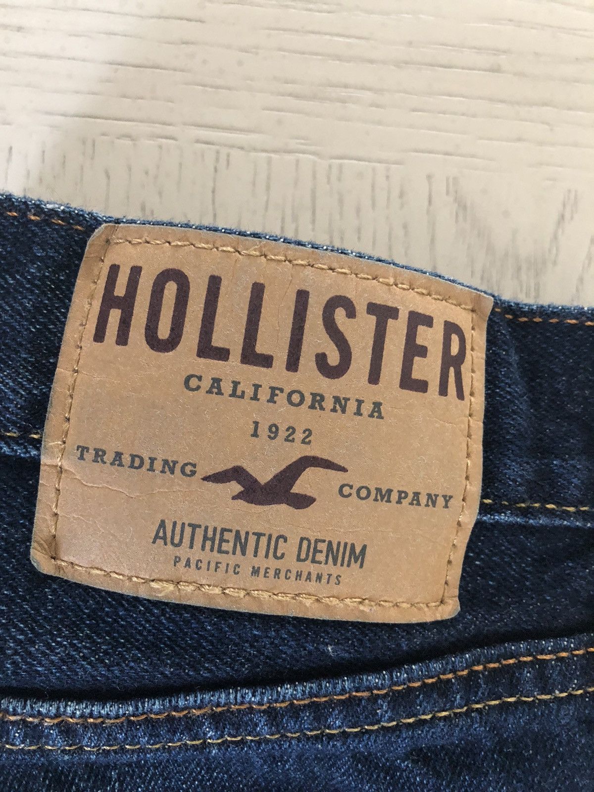 Hollister Hollister Jeans Mens 30 x 30 Blue Skinny Dark Wash Fly Denim Size US 30 / EU 46 - 6 Thumbnail