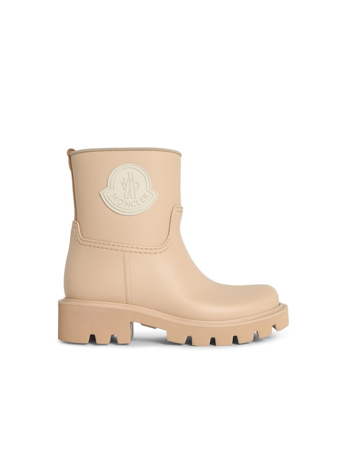 Moncler MONCLER 'Kickstream' Beige Sand Pvc Rain Boots Size US 9 / IT 39 - 1 Thumbnail