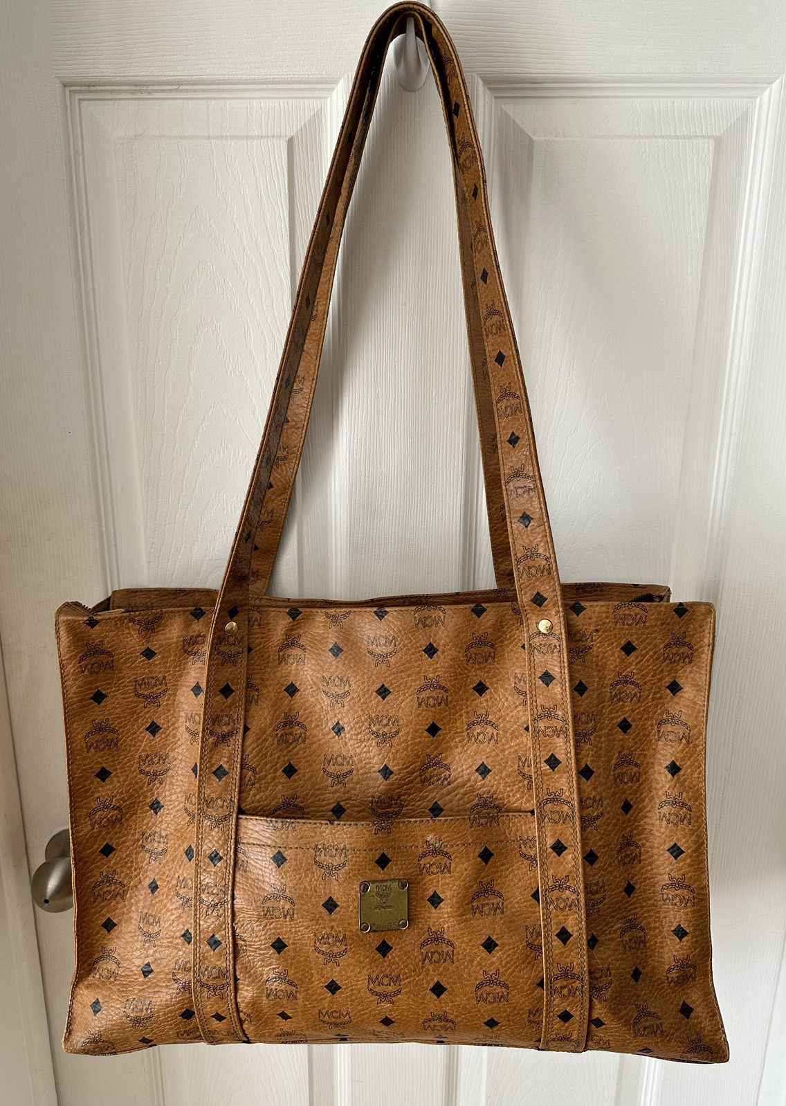 Vintage 90s MCM Monogram Shoulder Bag