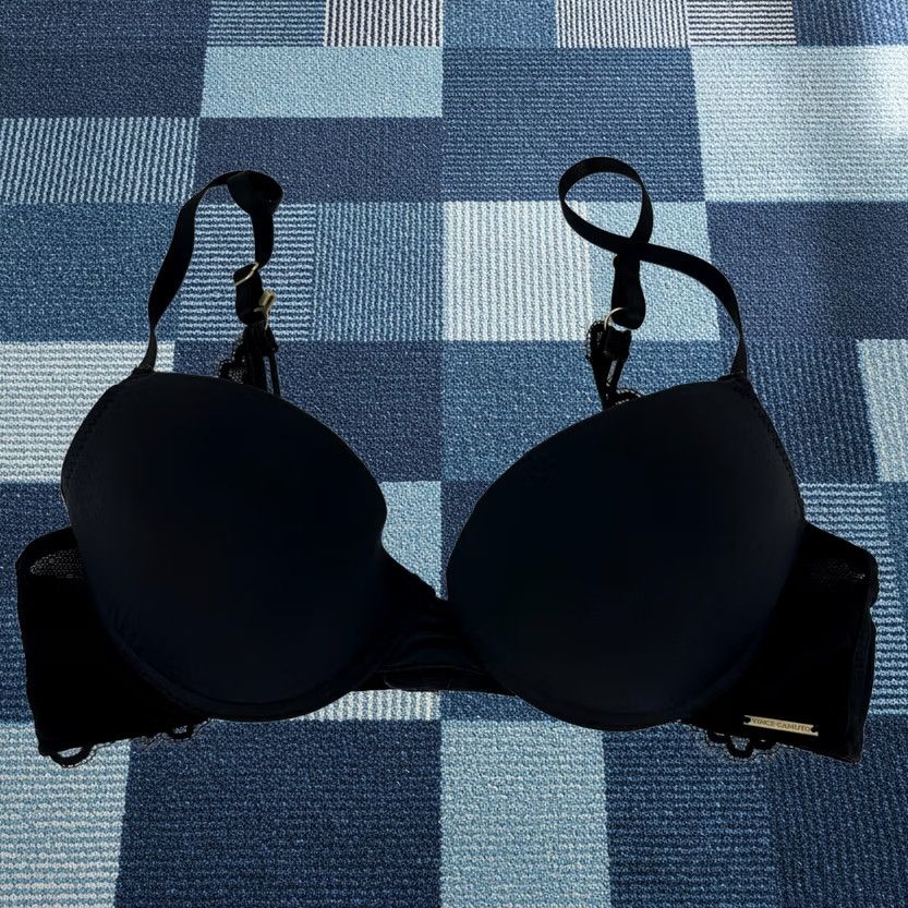 Vince Camuto Vince Camuto Bra Women's Size 34B Black Lace Underwired Strap Size ONE SIZE - 1 Thumbnail