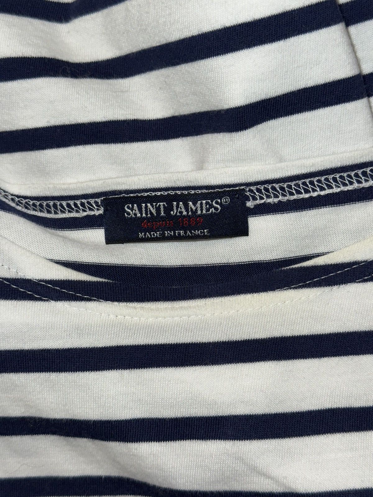A$AP Rocky × Saint James × Vintage Saint James 2000s vintage ASAP Rocky style striped t-shirt Size XL / US 12-14 / IT 48-50 - 6 Thumbnail