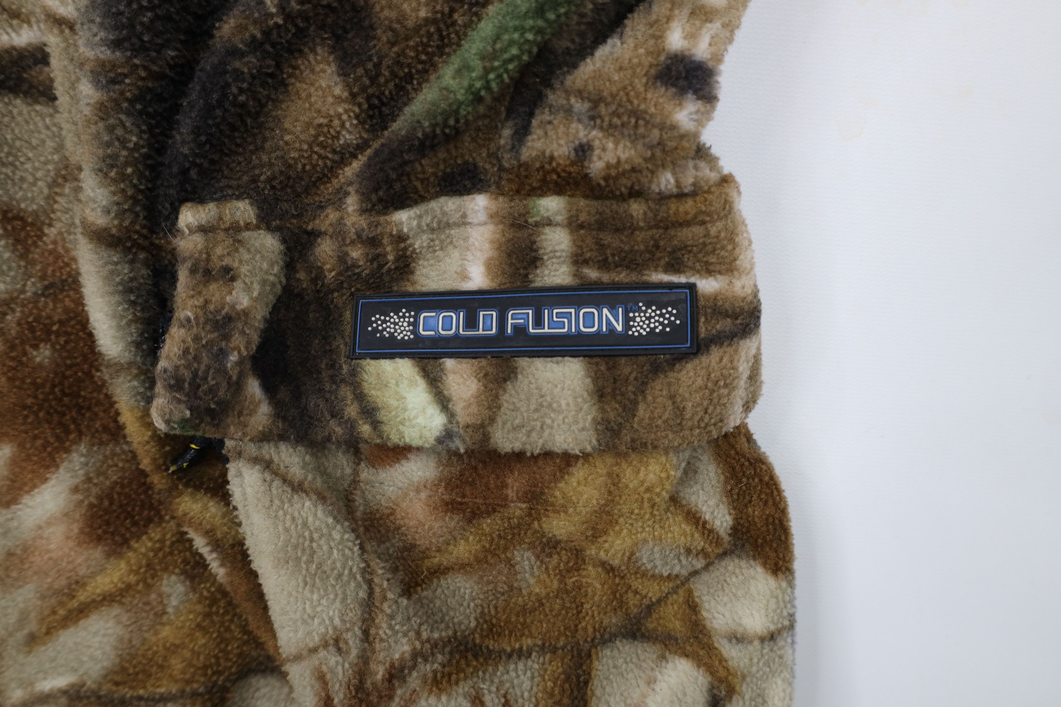 Vintage Vintage 90s Y2K Streetwear Fleece Camouflage Cargo Pants Size US 36 / EU 52 - 5 Thumbnail