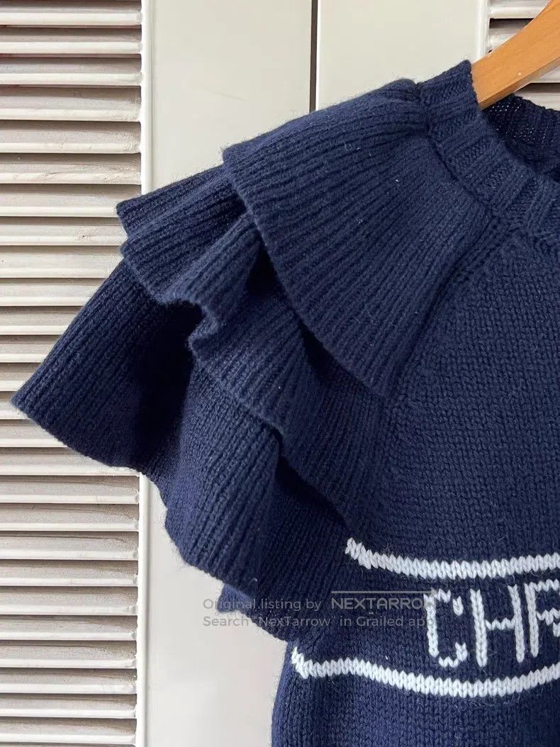 Dior Dior Short-sleeved knitted sweater Size XS / US 0-2 / IT 36-38 - 4 Thumbnail