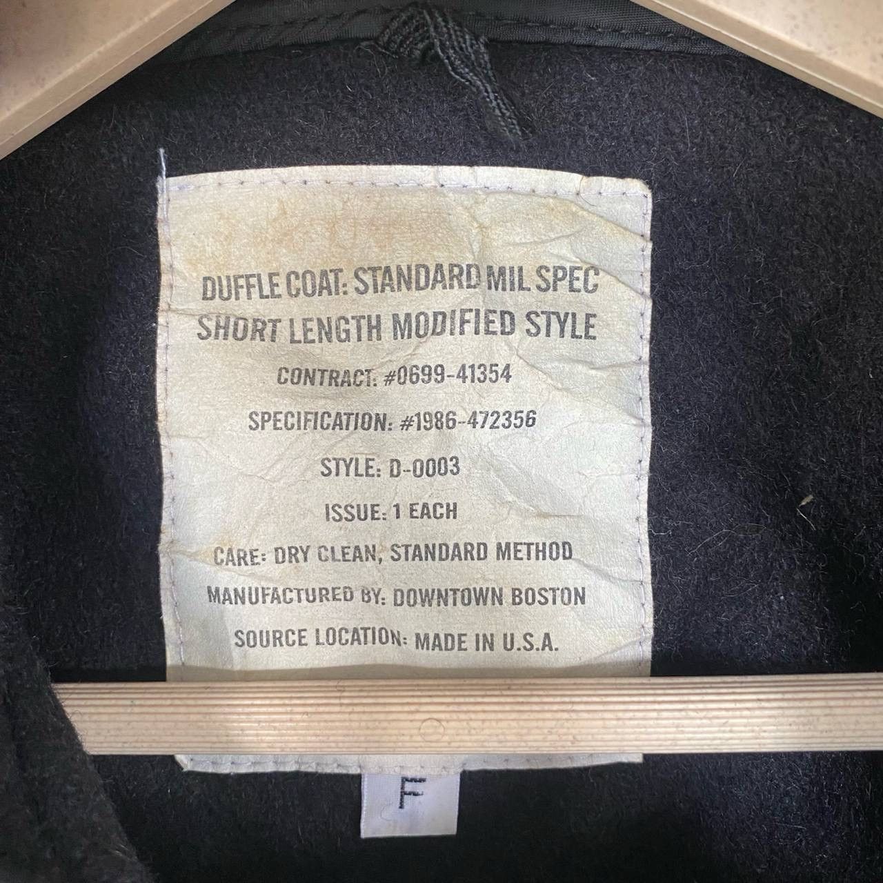 Vintage Vintage Military Spec Wool Duffle Coat Size M / US 6-8 / IT 42-44 - 6 Thumbnail