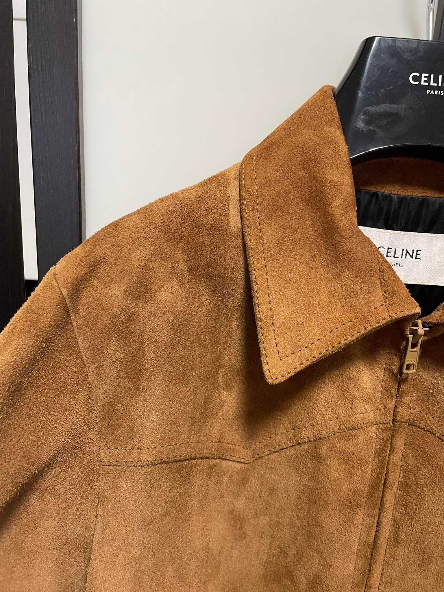 Celine BNWOT SS19 Sample Western Brown Suede Jacket Size US S / EU 44-46 / 1 - 4 Thumbnail