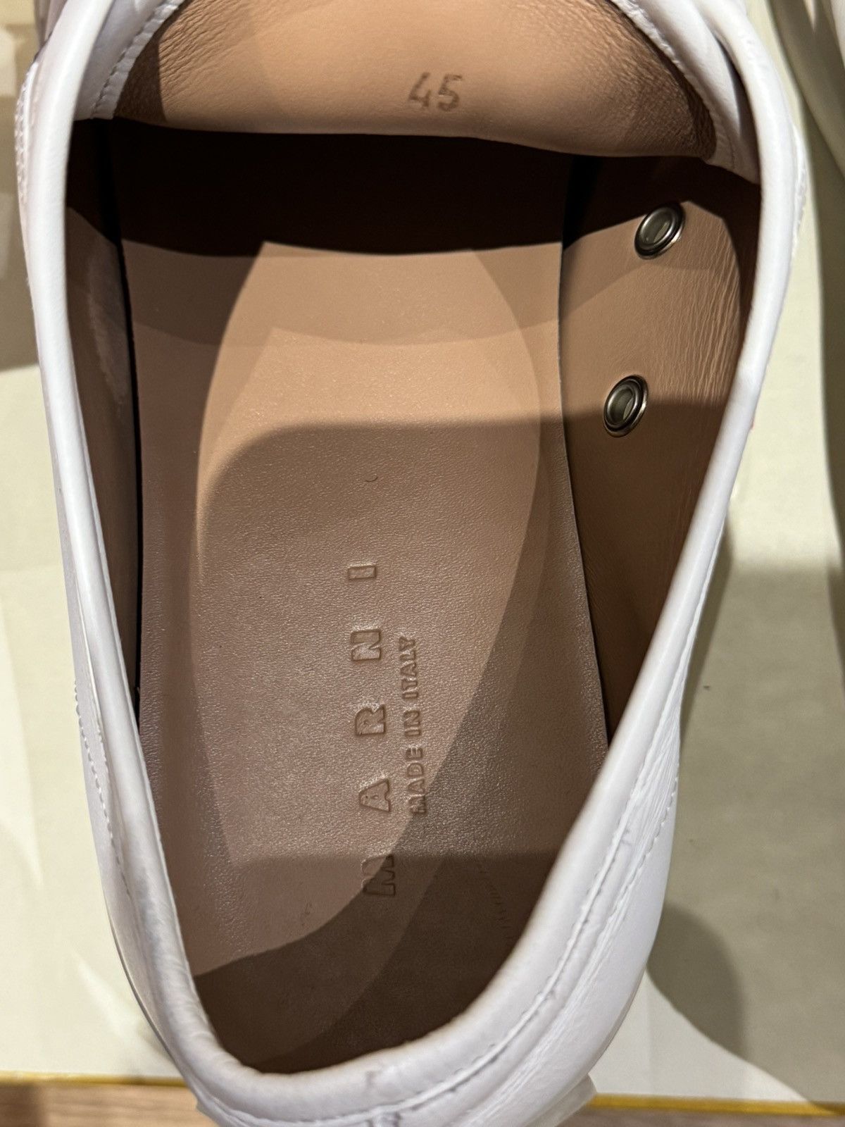 Marni Marni Pablo Leather Sneakers Size US 12 / EU 45 - 5 Thumbnail