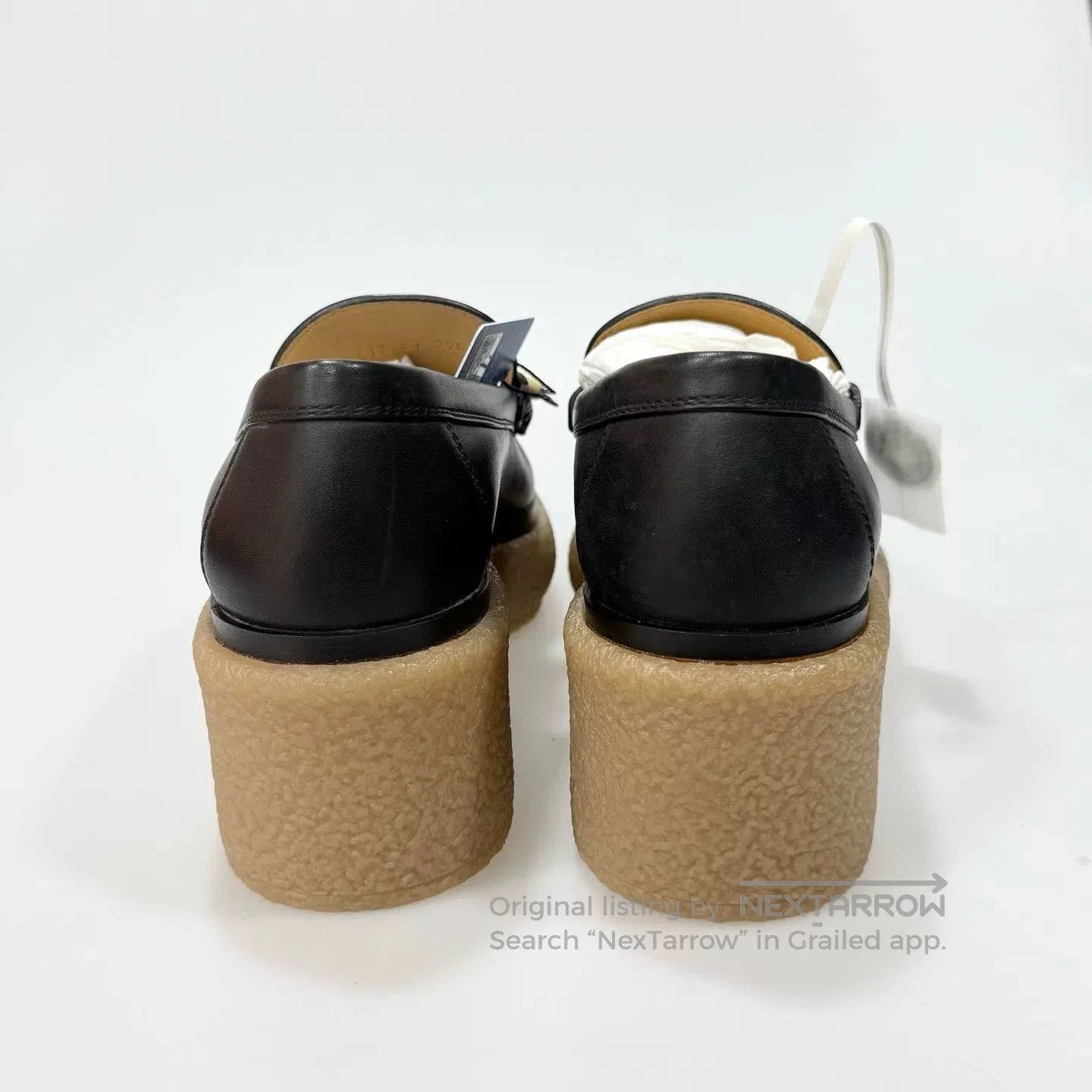 Hermes Hermes Black Leather Loafers Gold Buckle. Size US 6 / IT 36 - 5 Thumbnail