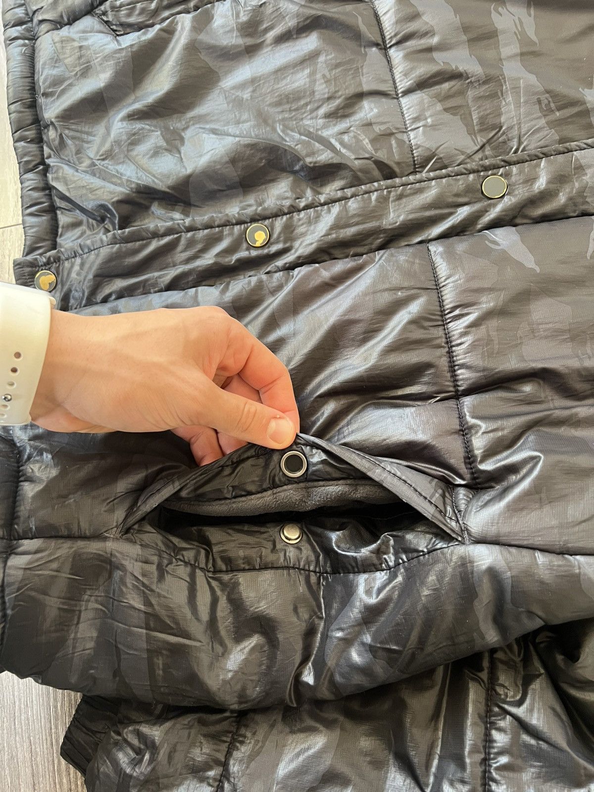 Jordan Brand × Nike ‼️Jordan By Nike Air Camo Puffer Regular Down Jacket ‼️ Size US M / EU 48-50 / 2 - 12 Thumbnail