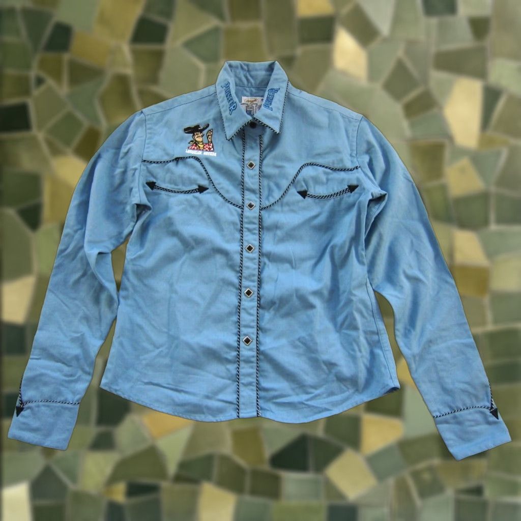 Vintage VINTAGE Panhandle Slim Pioneer Laughlin Nevada Blue Western Shirt Women XS-S Size XS / US 0-2 / IT 36-38 - 1 Thumbnail