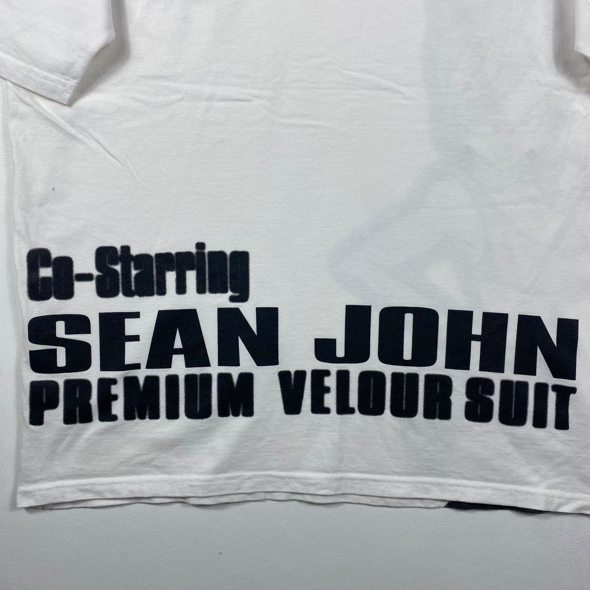 Sean John Vintage 00's SEAN JOHN Premium Velour Suit Graphic Tee Shirt Size US XL / EU 56 / 4 - 5 Thumbnail