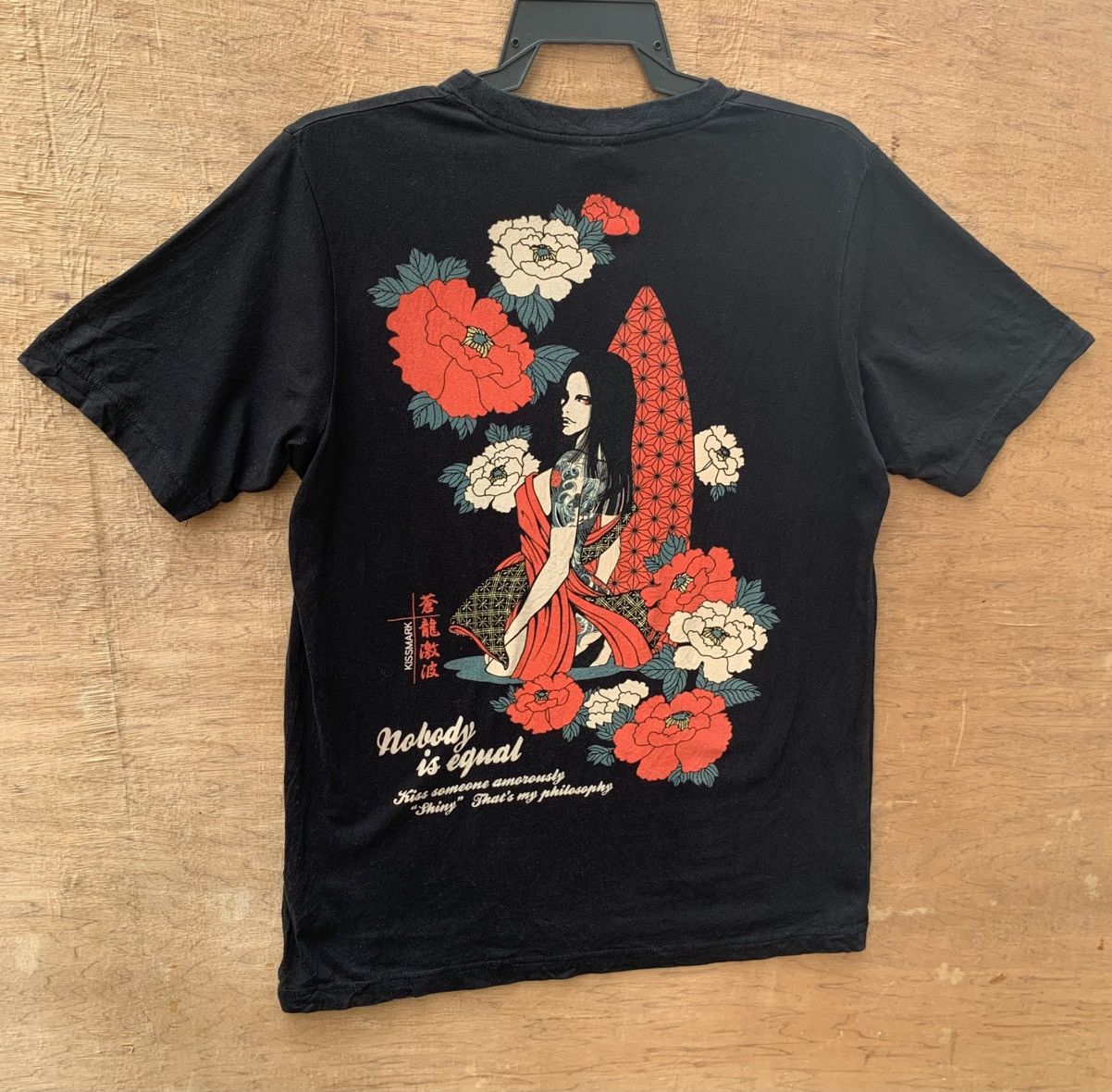 Japanese Brand Kissmark Nobody Is Equal T Shirt Size US M / EU 48-50 / 2 - 7 Thumbnail