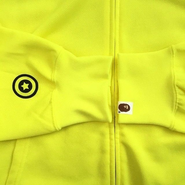 Bape 🔥2XL🔥 BAPE Neon color shark full zip hoodie a bathing ape Size US XXL / EU 58 / 5 - 6 Thumbnail