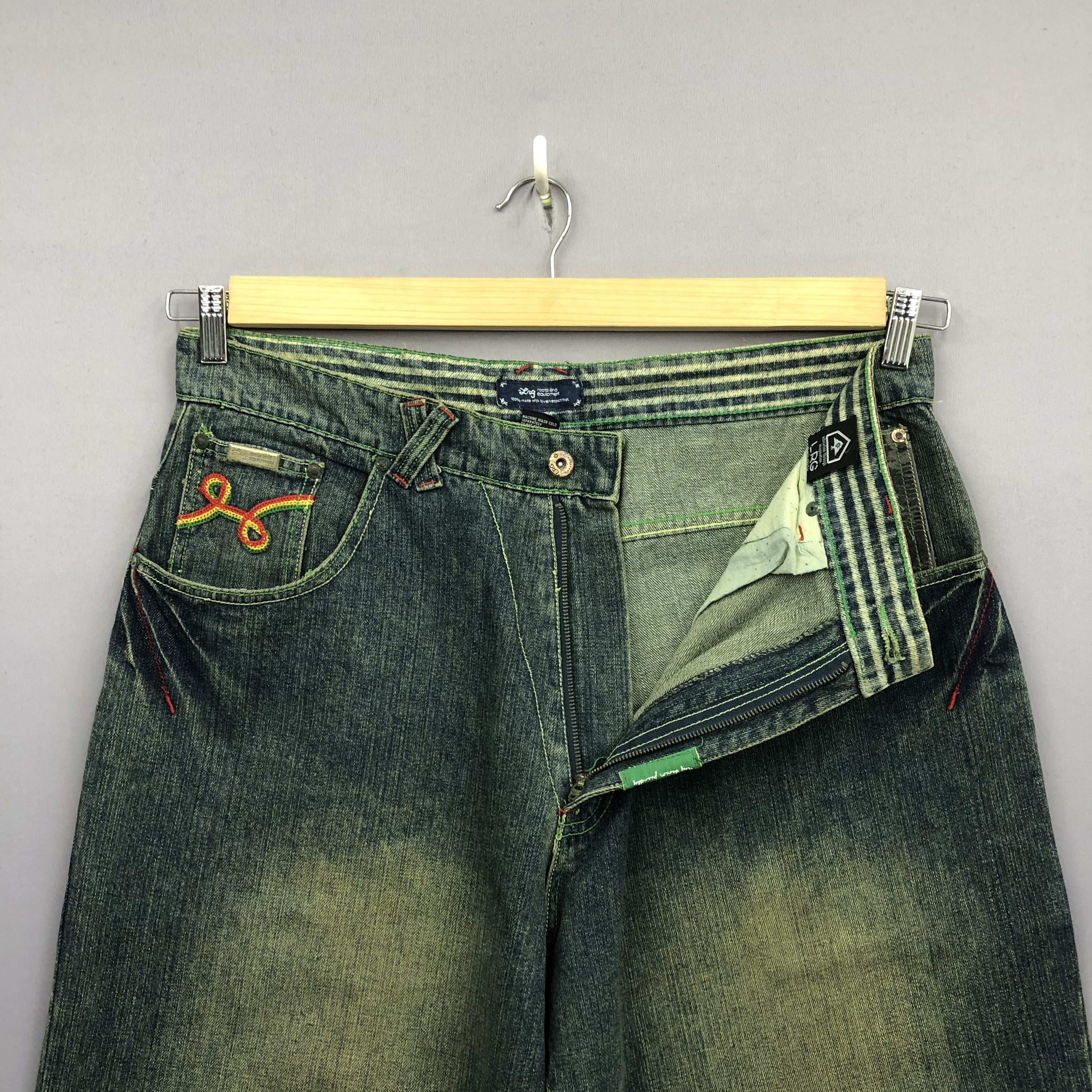 LRG Vintage Y2K LRG Skate Baggy Jeans Faded Loose Denim Pants Size US 36 / EU 52 - 9 Thumbnail