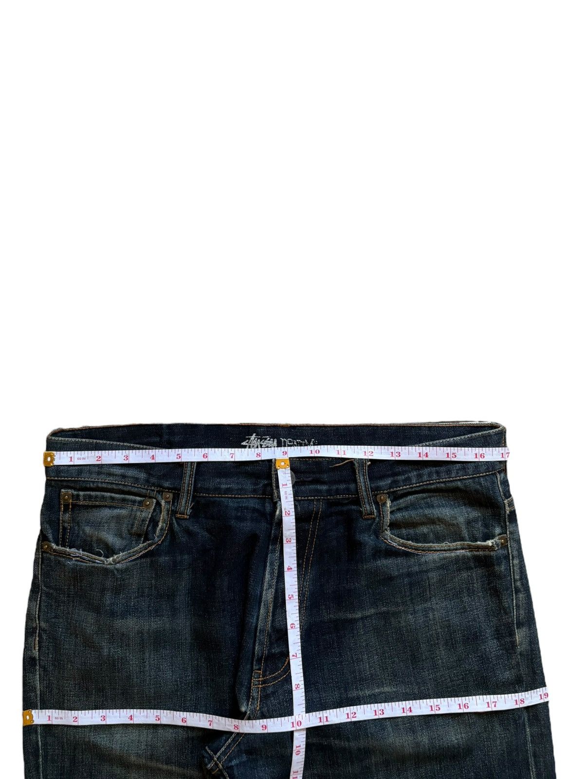 Stussy Vintage Stussy Button Fly Mud Wash Distressed Jeans Size US 34 / EU 50 - 13 Thumbnail