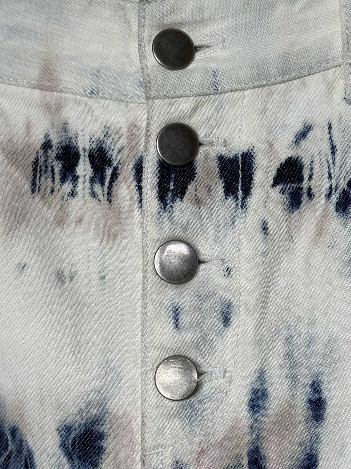 Dior Dior Tie Dye Denim Wide Leg Size 26" / US 2 / IT 38 - 9 Thumbnail