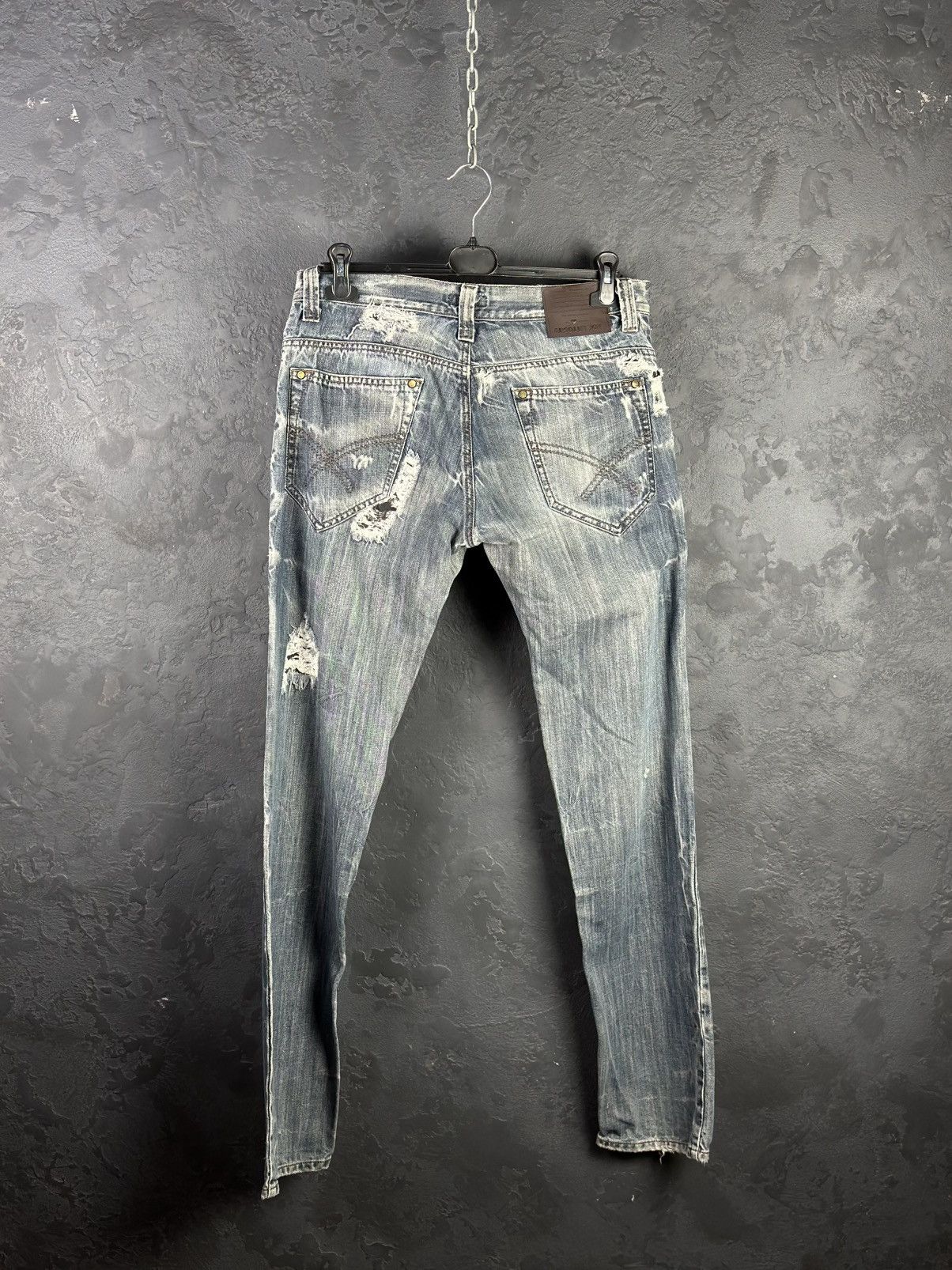 Absolut Joy Absolut Joy Distressed Faded Denim Jeans Size US 34 / EU 50 - 8 Thumbnail