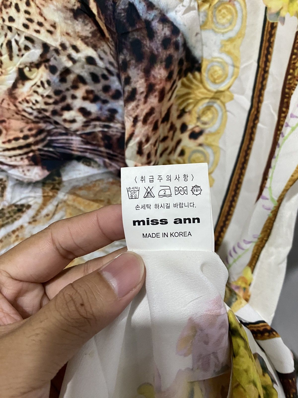 Hysteric Glamour Miss an Cheetah Silk Shirt AA0082 Size L / US 10 / IT 46 - 4 Thumbnail