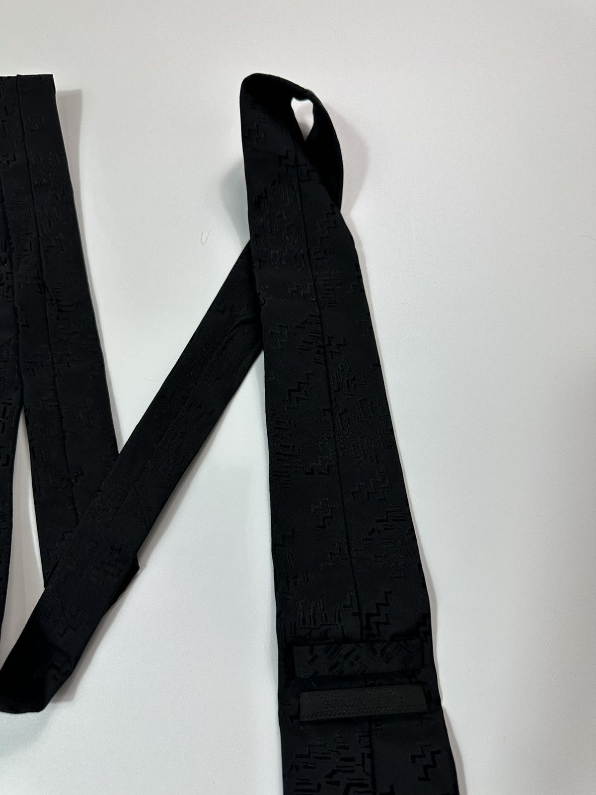 Prada Prada Monogram Tie Silk Size ONE SIZE - 6 Thumbnail