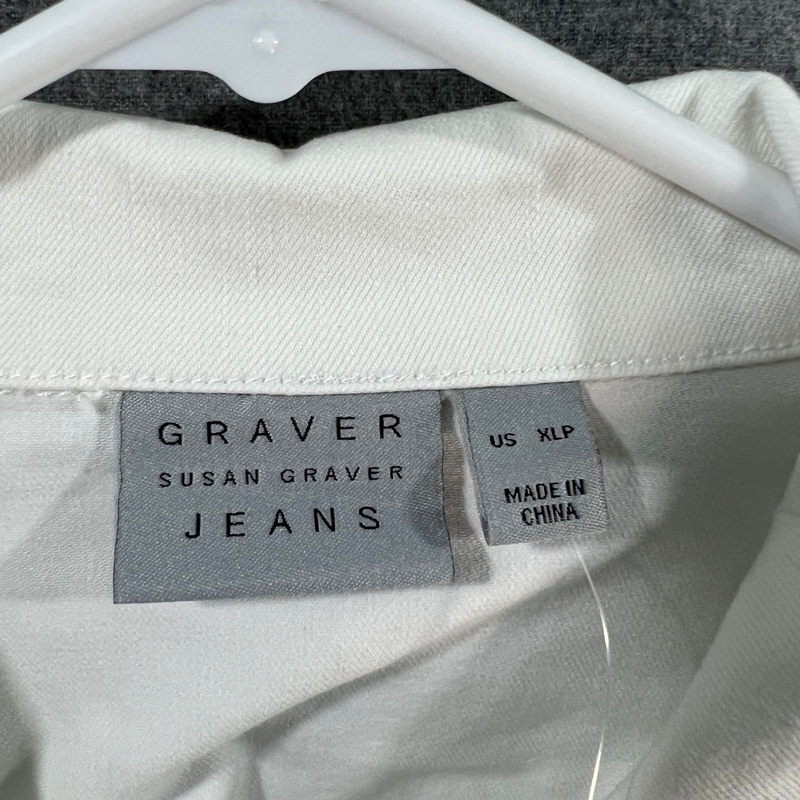 Other GRAVER Susan Graver Petite Stretch Denim Long Belte Size XL / US 12-14 / IT 48-50 - 3 Thumbnail