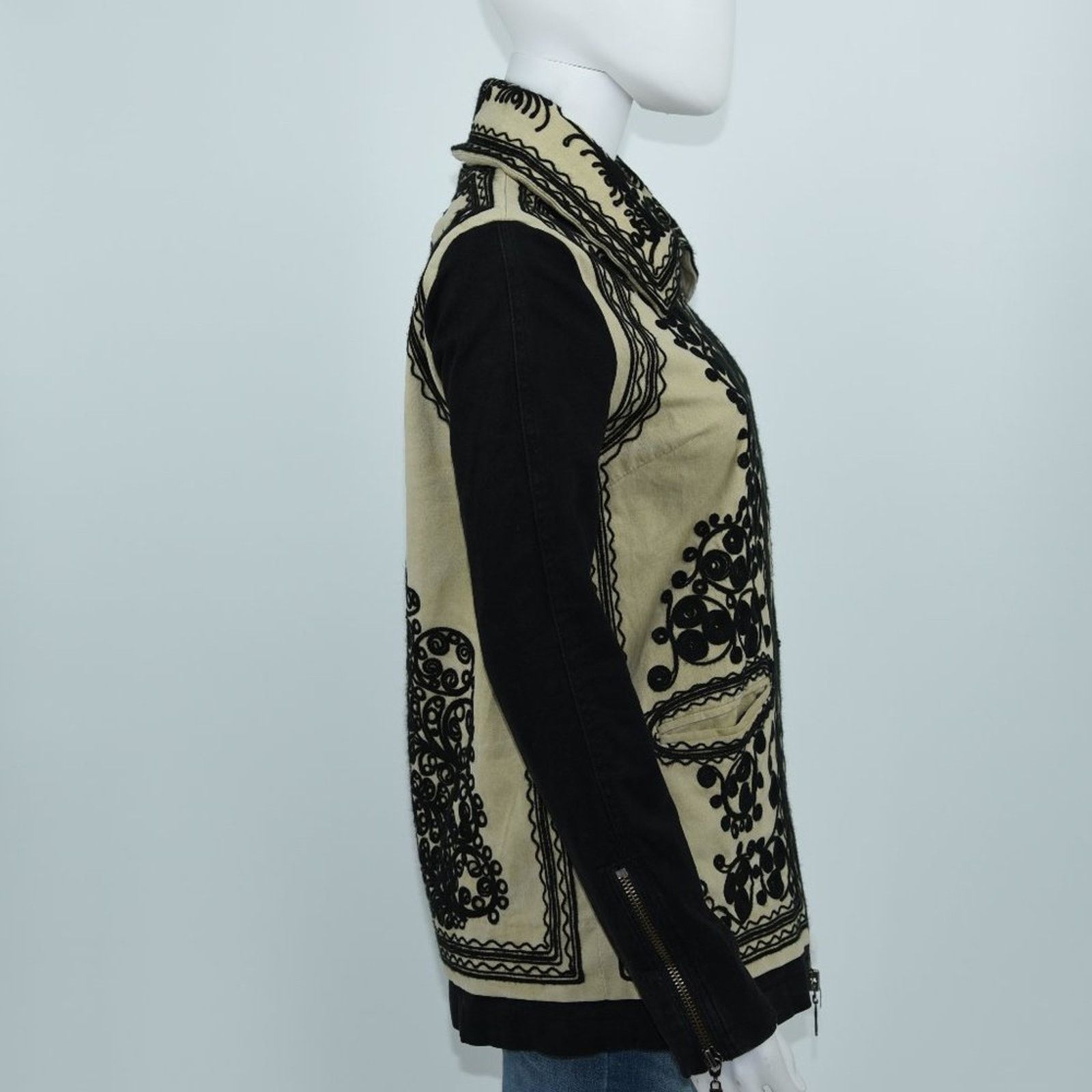 Free People Free People Stitched Quills Embroidered Jacket Size XS Size XS / US 0-2 / IT 36-38 - 4 Thumbnail