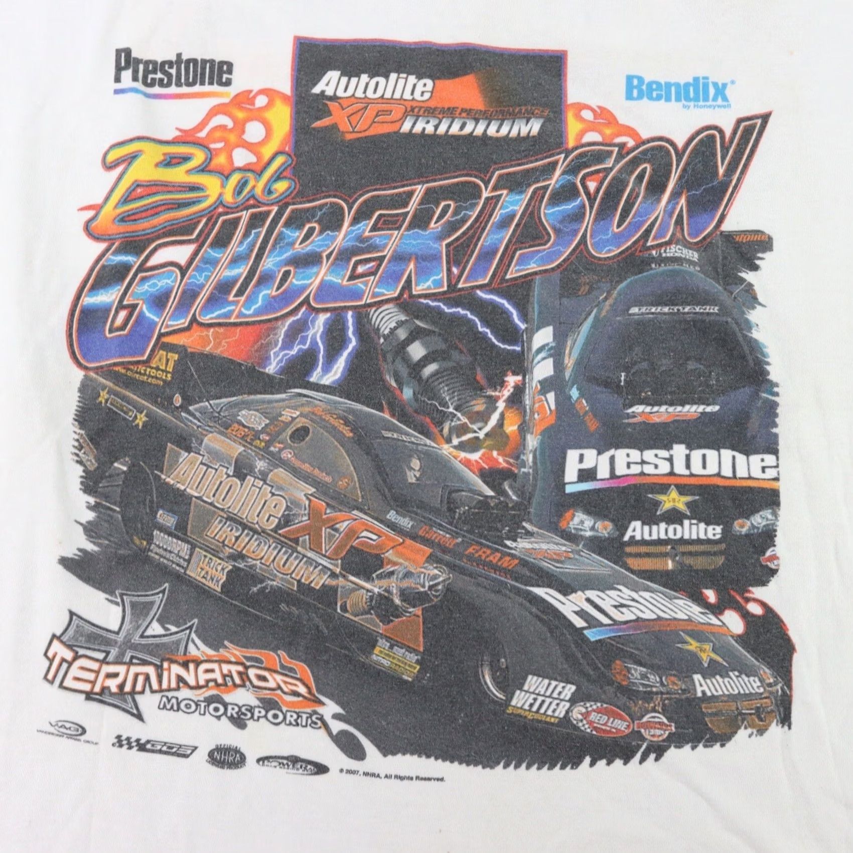 Gildan Vintage Cory Mac Racing Team Shirt - Single XL White - Condition Size US XL / EU 56 / 4 - 2 Thumbnail
