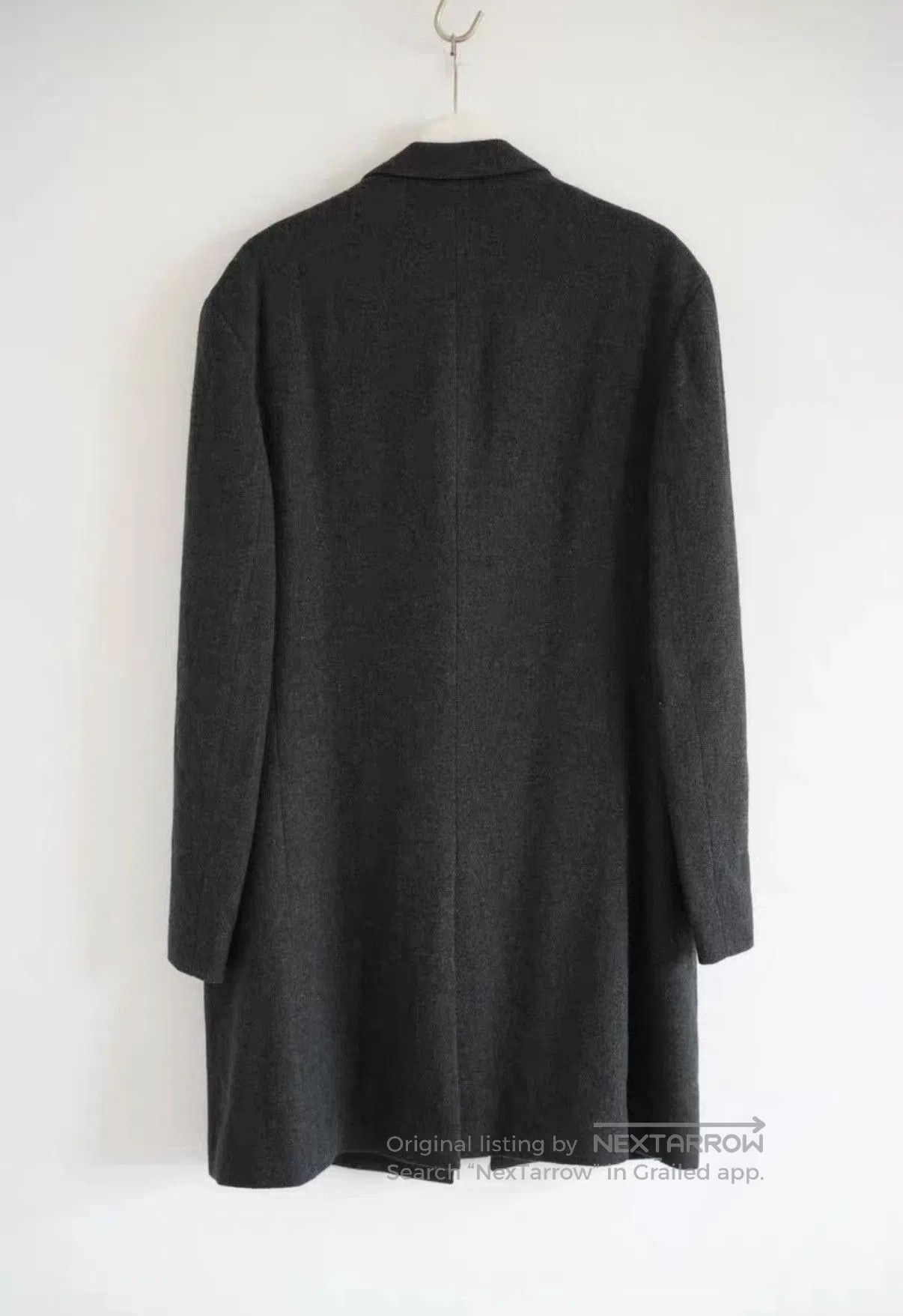 Yohji Yamamoto Black Long Wool Blend Coat . Size US L / EU 52-54 / 3 - 1 Thumbnail