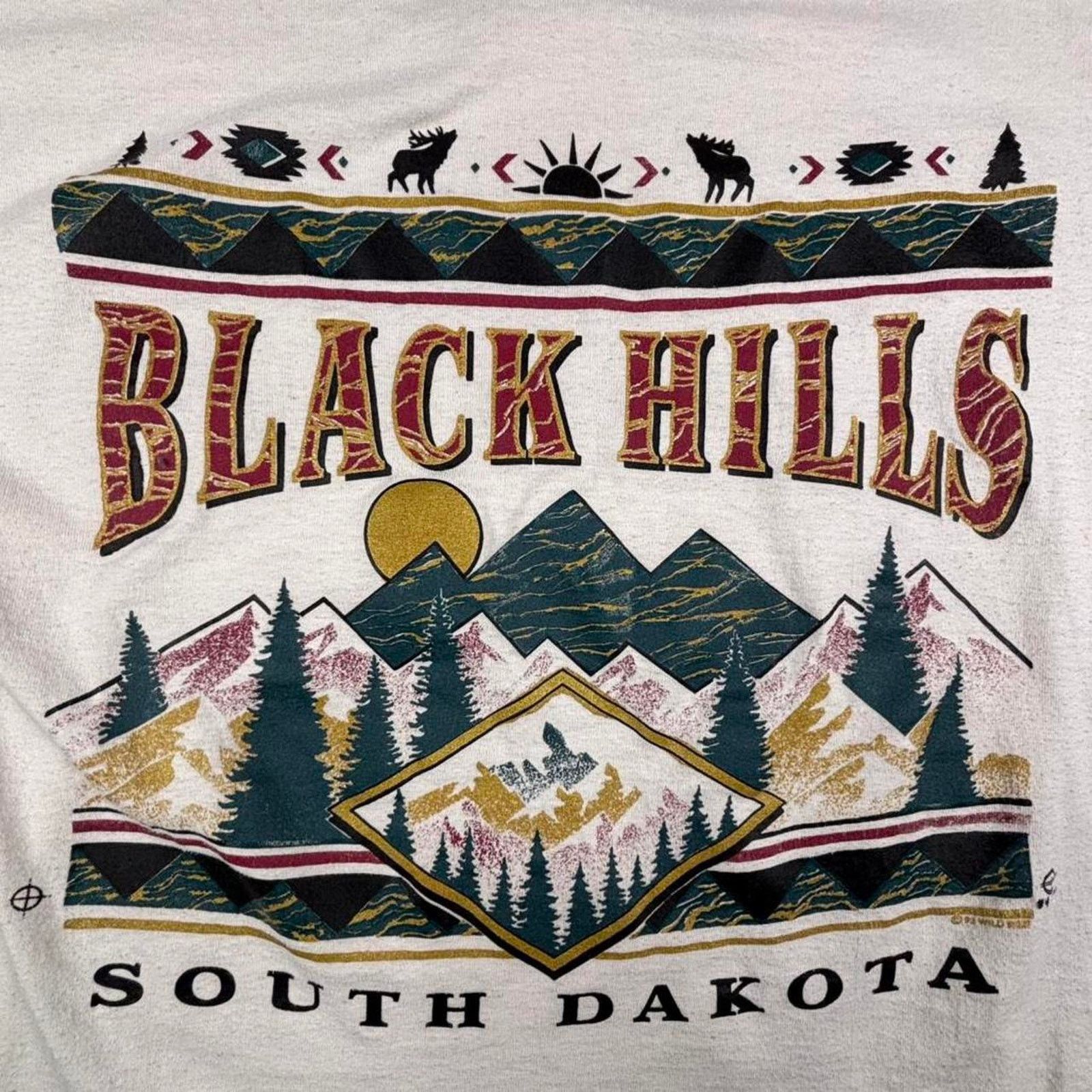 Jerzees VTG Jerzees Utah Black Hills South Dakota tshirt mens M Size US M / EU 48-50 / 2 - 3 Thumbnail
