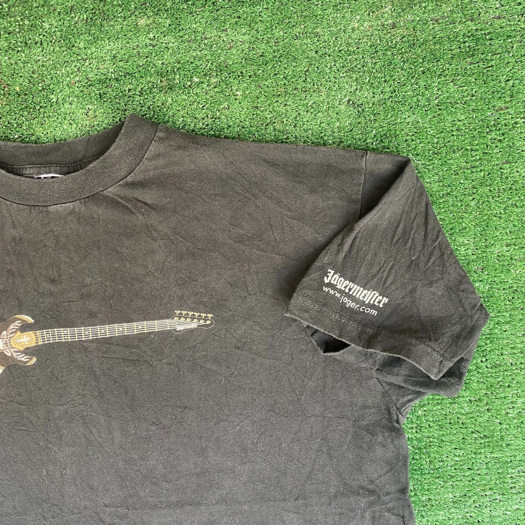 Jagermeister Vintage Y2K Jagermeister Guitar Shirt Alcohol Rock Grunge Te Size US L / EU 52-54 / 3 - 2 Thumbnail