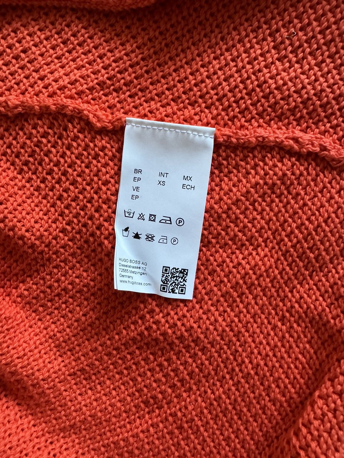 Hugo Boss Hugo Hugo Boss XS orange knit button cardigan sweater Size XS / US 0-2 / IT 36-38 - 6 Thumbnail