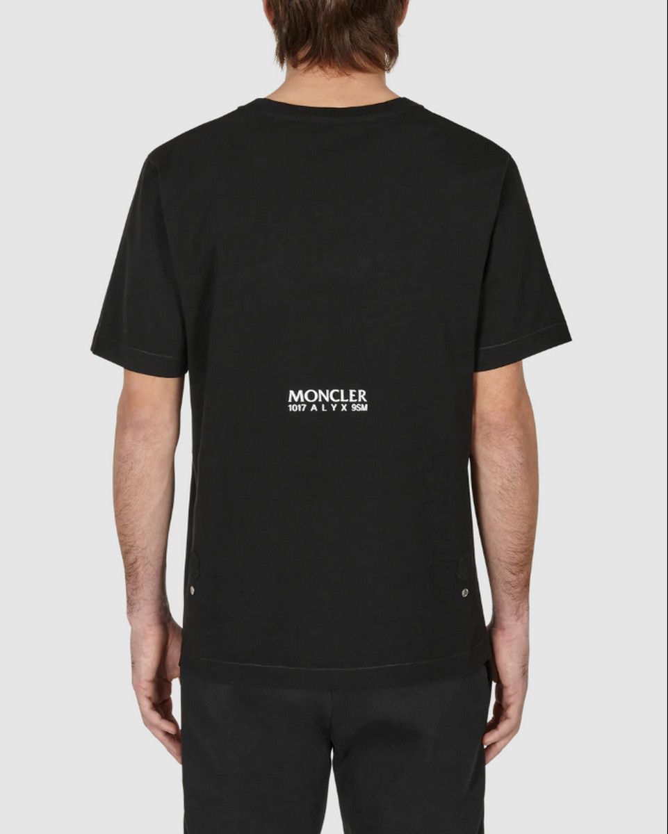 Moncler MONCLER Genius 6 x Alyx black logo print t-shirt Medium Size US M / EU 48-50 / 2 - 3 Thumbnail