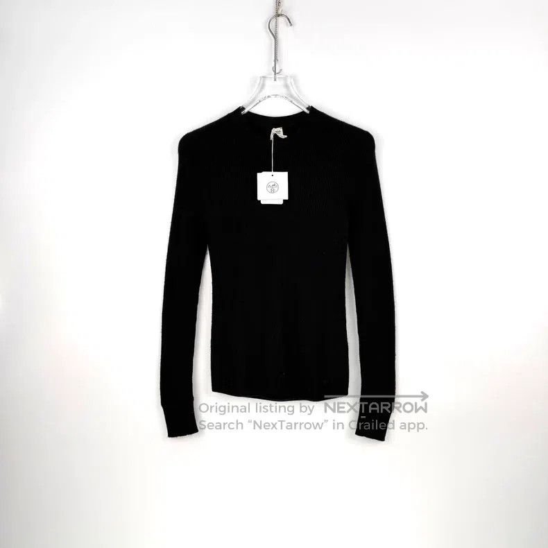 Hermes Hermes Black embroidered horse logo half wool sweater Size XS / US 0-2 / IT 36-38 - 3 Thumbnail