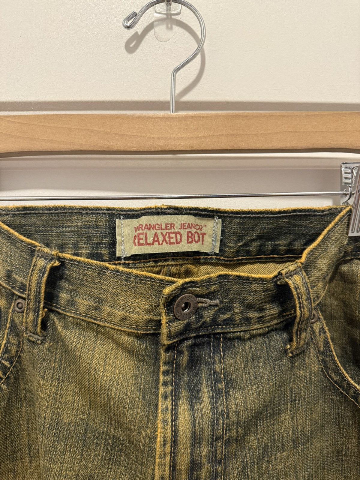 Vintage Vintage Rust Wash Denim Wrangler Size US 32 / EU 48 - 3 Thumbnail