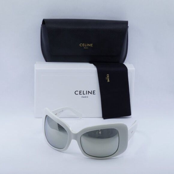Celine Celine CL40224I 25C Sunglasses - White - Lowest Price! Size ONE SIZE - 12 Thumbnail
