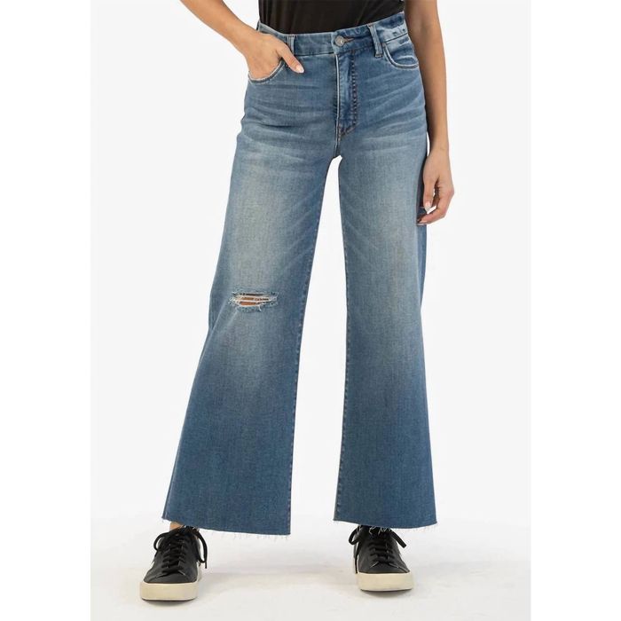 Kut Meg High Rise Wide Leg Denim main image 0