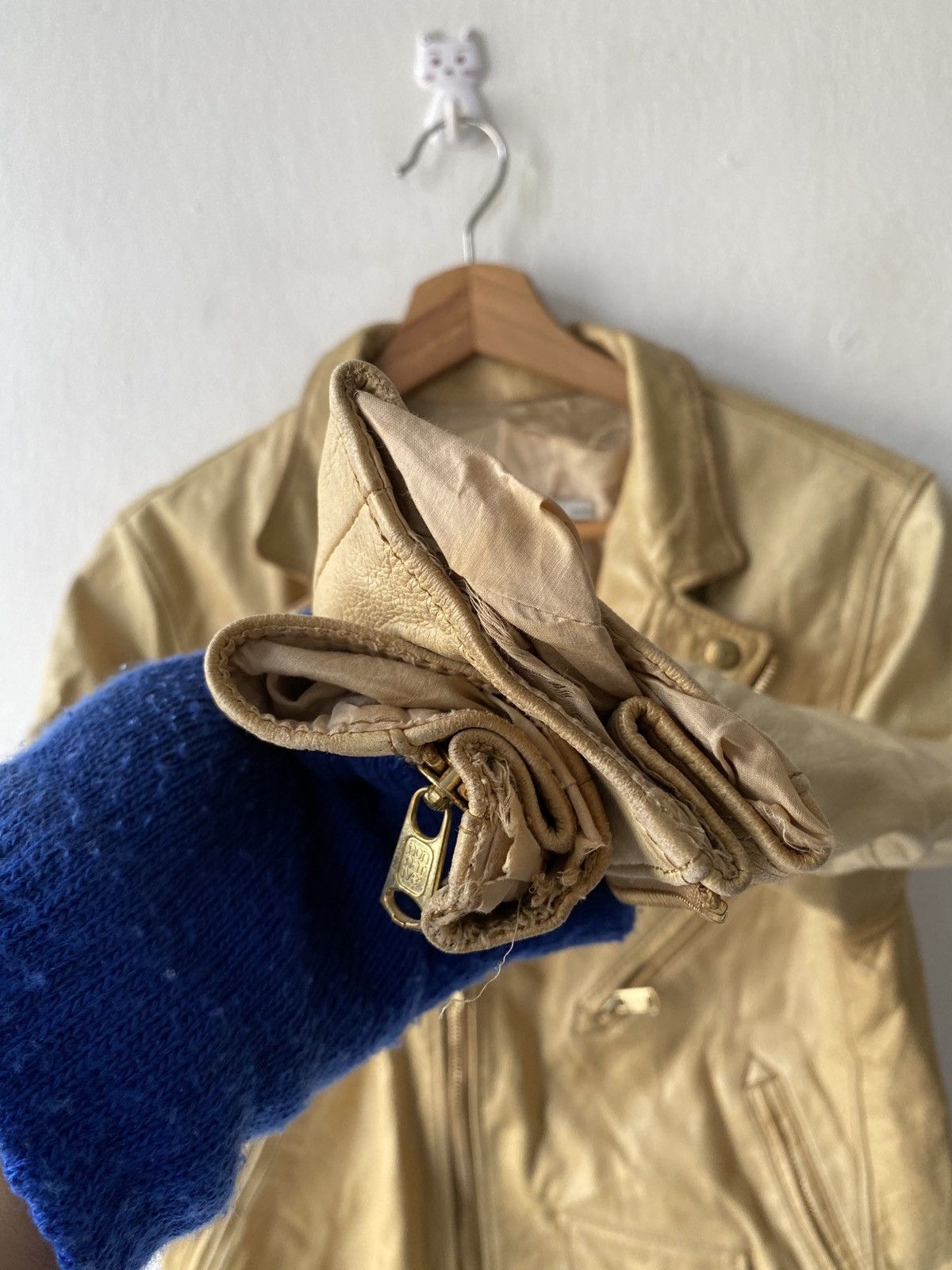Japanese Brand Nonnative Japan Distressed Leather Jacket Size US S / EU 44-46 / 1 - 8 Thumbnail