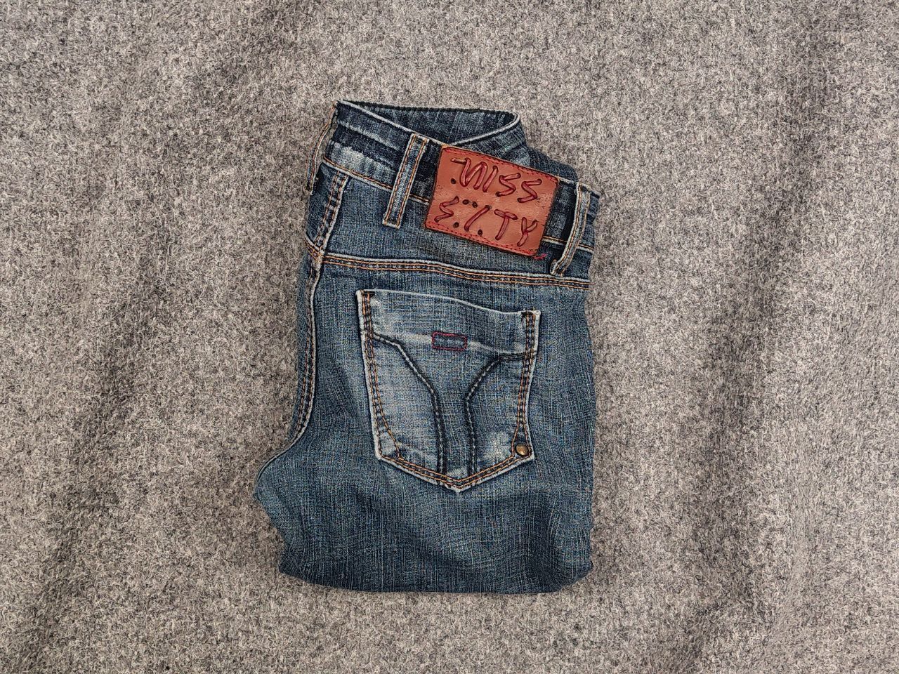 Miss Sixty Vintage Miss Sixty Logo Eden Faded Denim Jeans Y2K Style Size 24" / US 00 / IT 34 - 1 Thumbnail