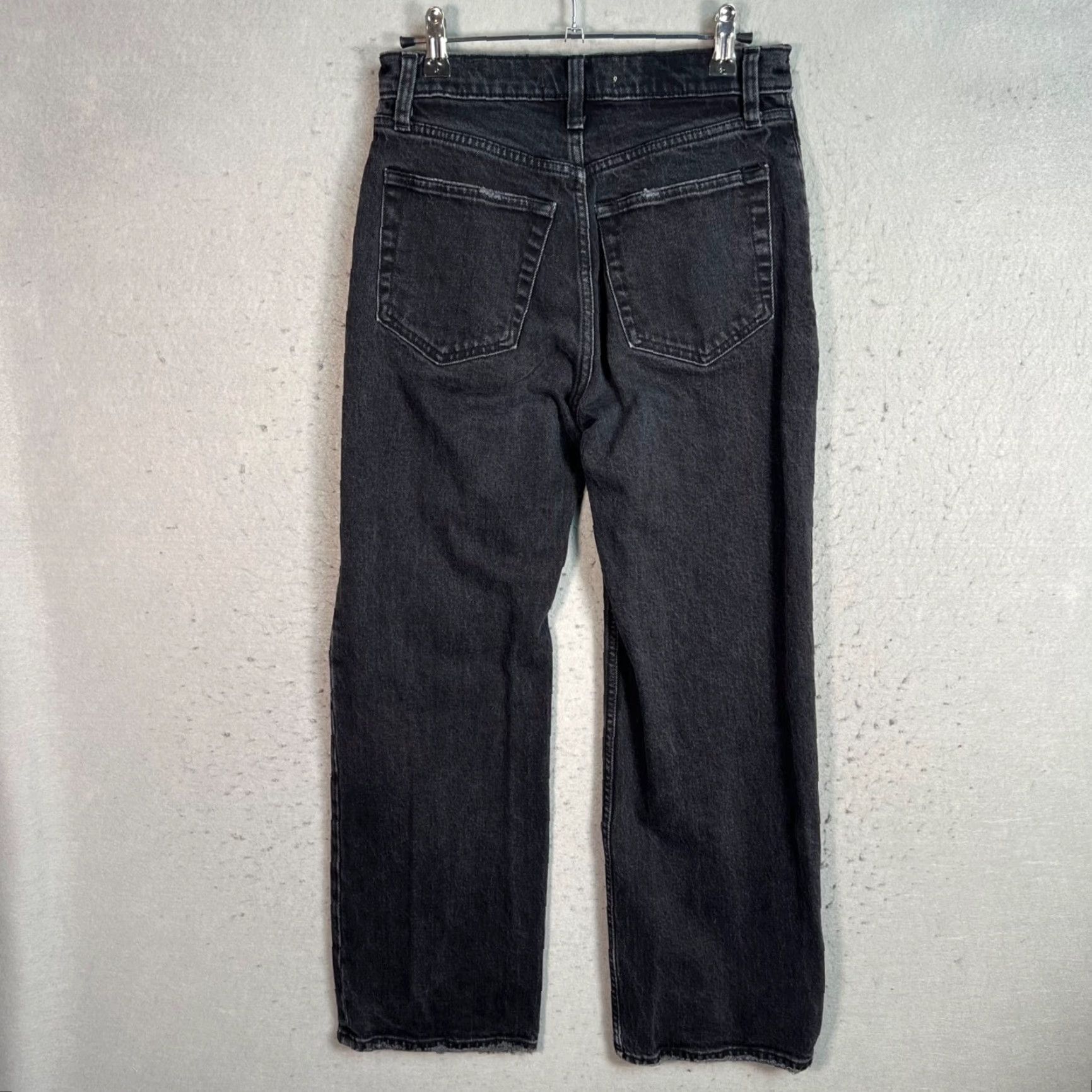 Abercrombie & Fitch VINTAGE Abercrombie & Fitch Jeans Womens 26 High Rise Denim 90s Straight Black Size 26 Womens Jeans 90s Denim Straight Black Womens Size 26" / US 2 / IT 38 - 2 Thumbnail