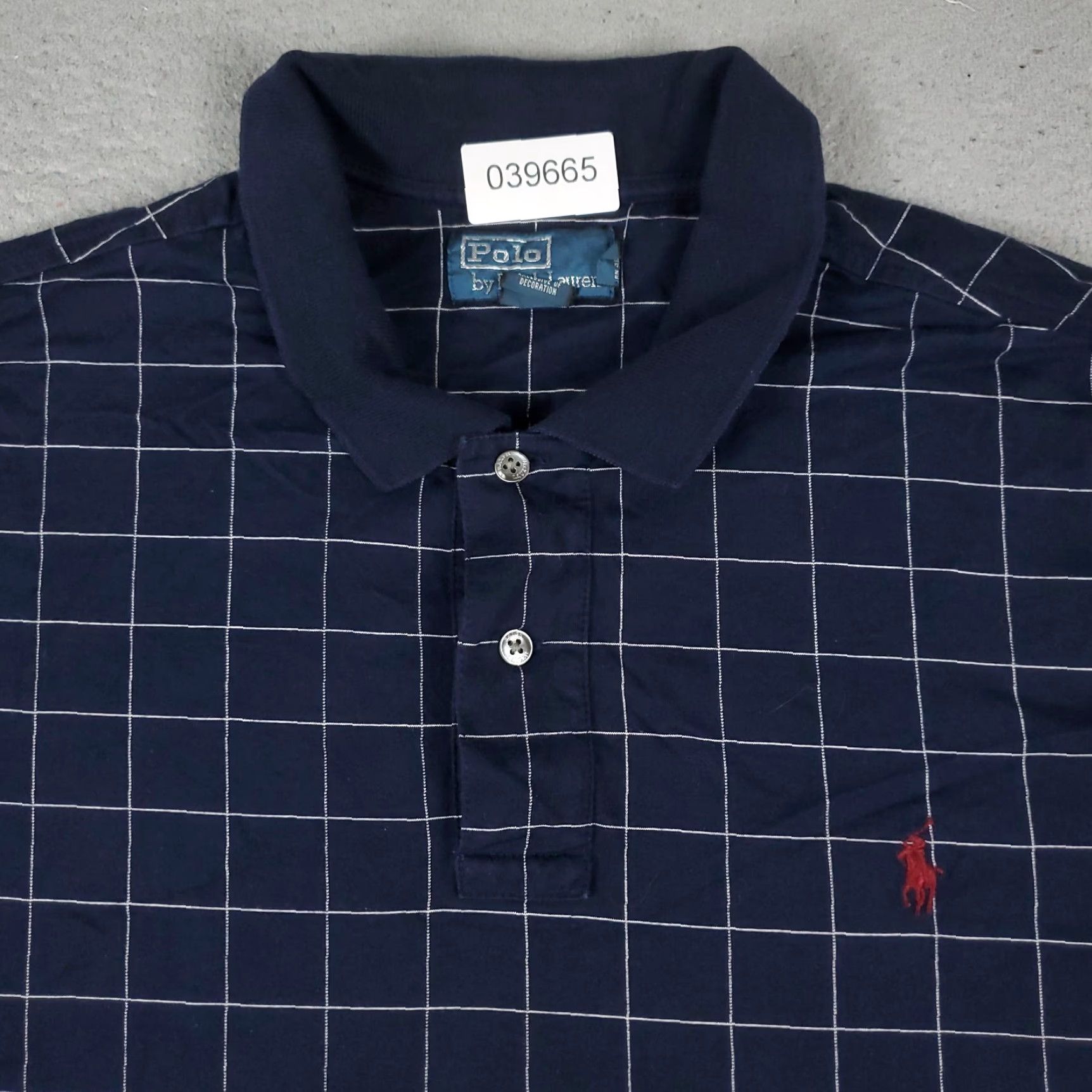 Ralph Lauren Ralph Lauren Polo Shirt Mens XL Blue Check Casual Short Sleeve Size US XL / EU 56 / 4 - 2 Thumbnail