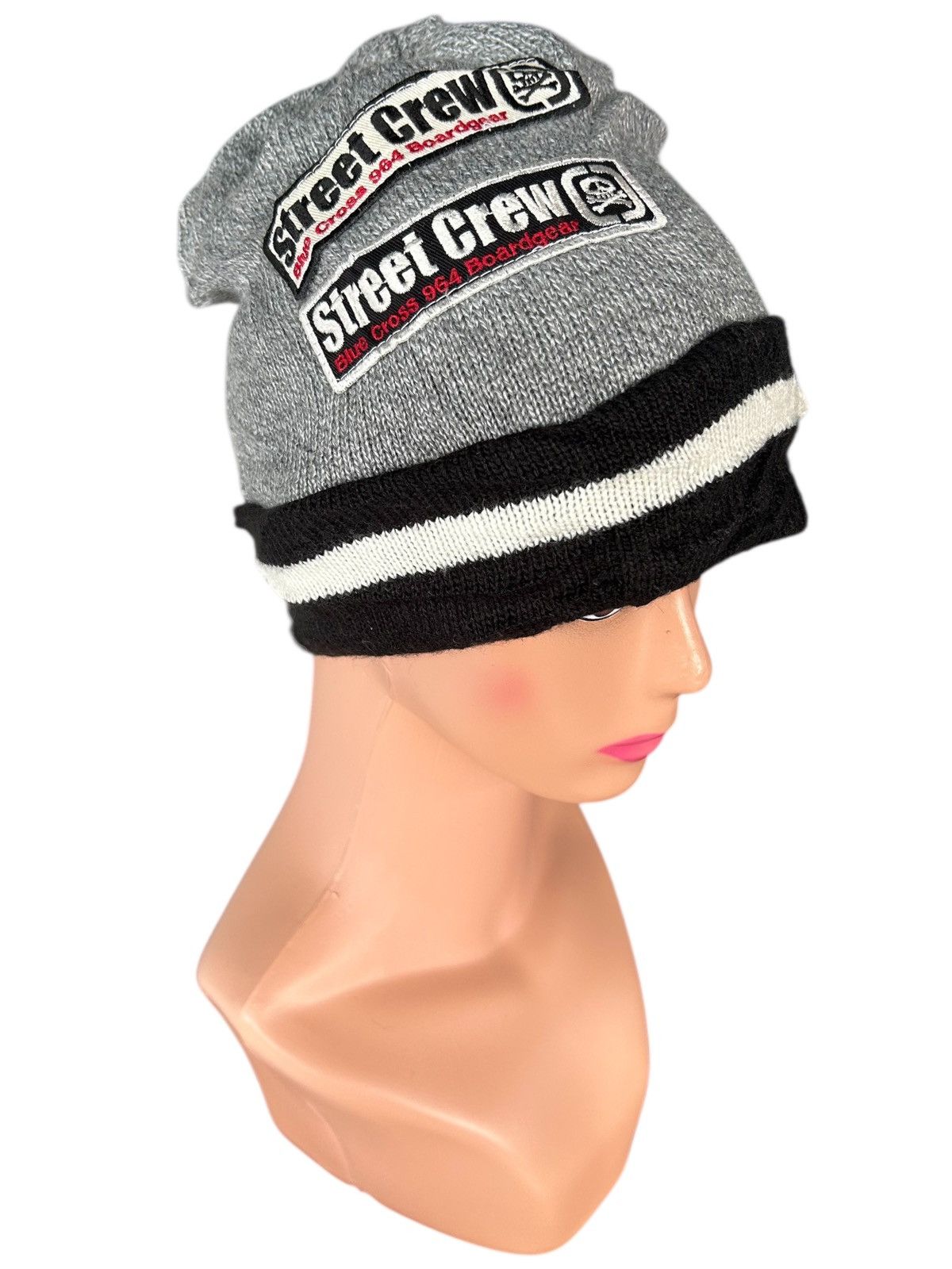 Japanese Brand × Kapital × Vintage Skull Made in Japan Punk Style Beanie Hats Size ONE SIZE - 1 Thumbnail