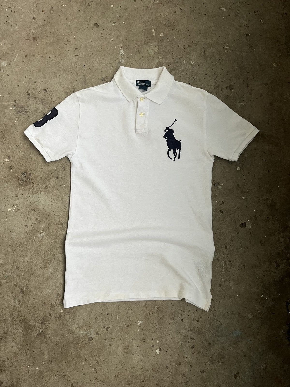 POLO RALPH LAUREN BIG PONY WHITE チーフキーフ Chief Keef Polo Ralph Lauren vintage white polo T-shirt big