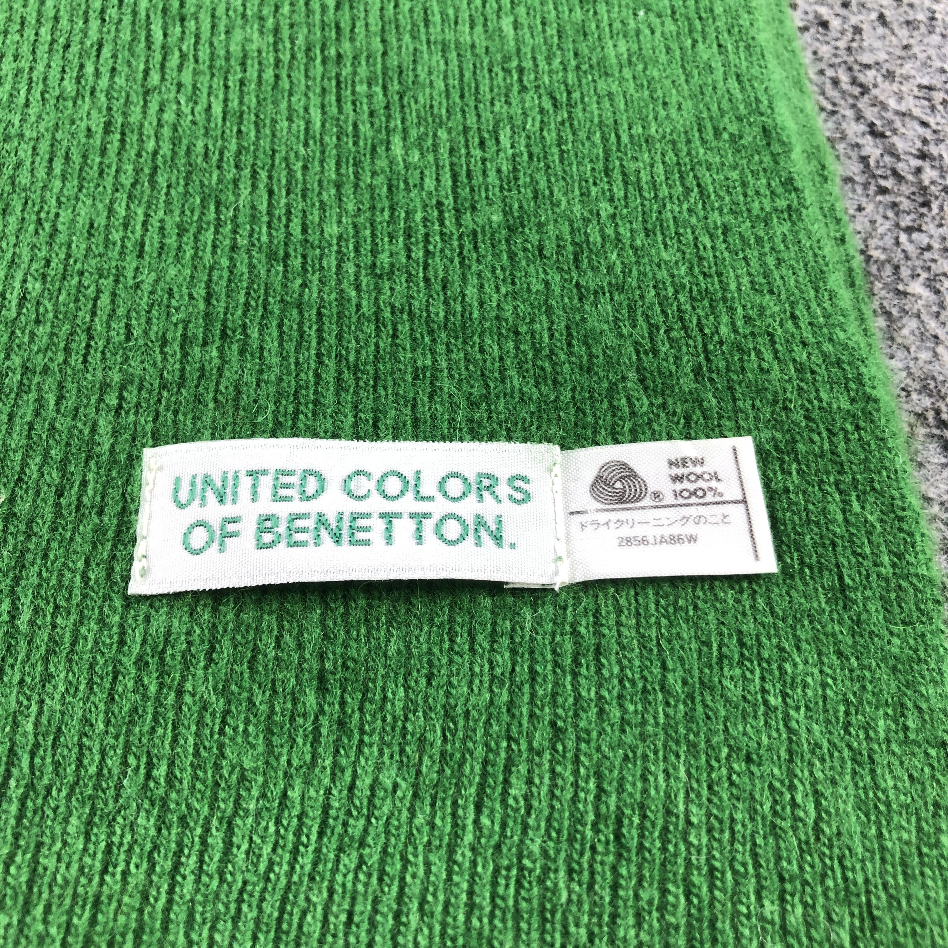 United Colors Of Benetton United Colors Of Benetton Wool Scarf Muffler V2909 Size ONE SIZE - 4 Thumbnail