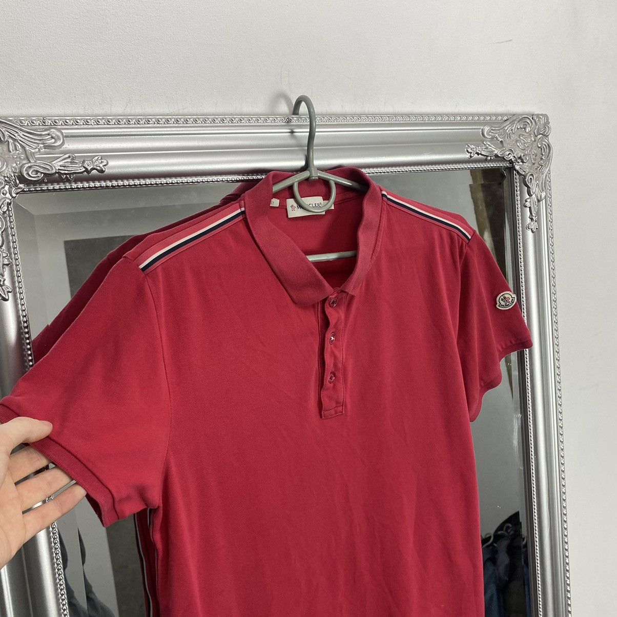Moncler Moncler Polo T-Shirt Size US L / EU 52-54 / 3 - 4 Thumbnail