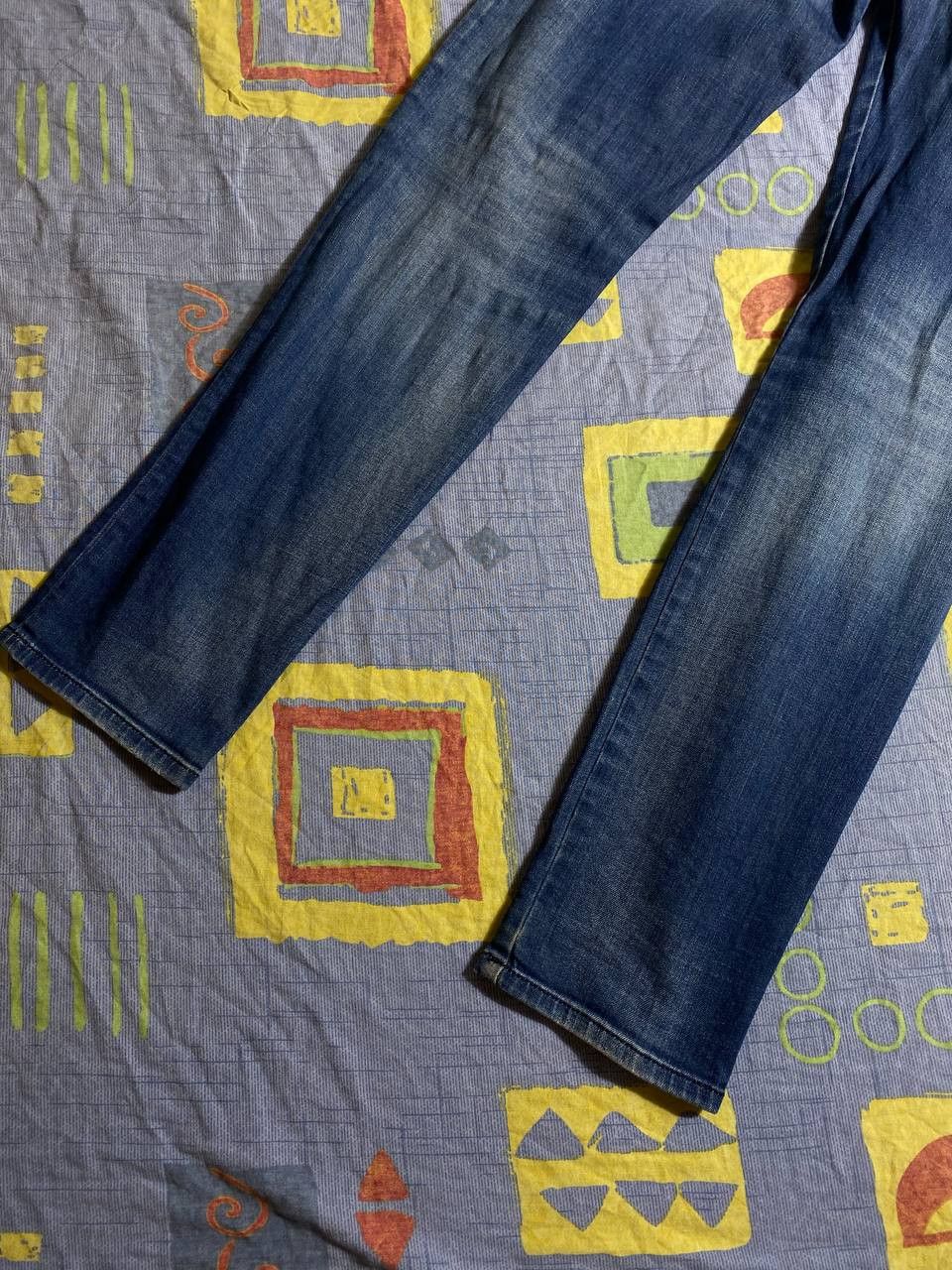 Diesel Vintage Diesel Jeans Y2K Logo Designer Size US 31 - 5 Thumbnail